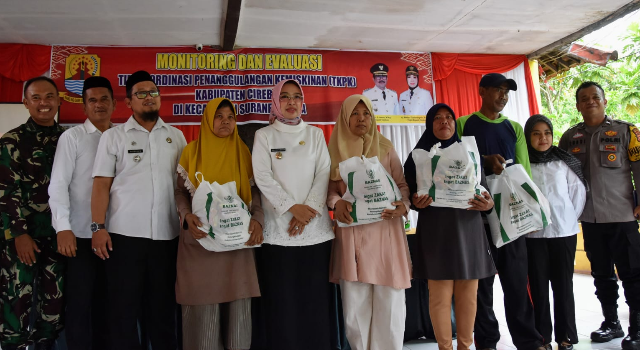 Monev Wakil Bupati Cirebon di Kecamatan Suranenggala