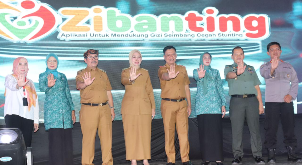 Pemkab Cirebon Launching Implementasi Grebeg Stunting Cirebon Katon dan Aplikasi Zibanting
