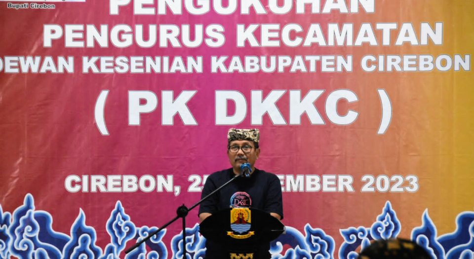 Pengukuhan PK DKKC, Bupati Imron: Punya Peran Penting Jaga Eksistensi Kebudayaan Kabupaten Cirebon